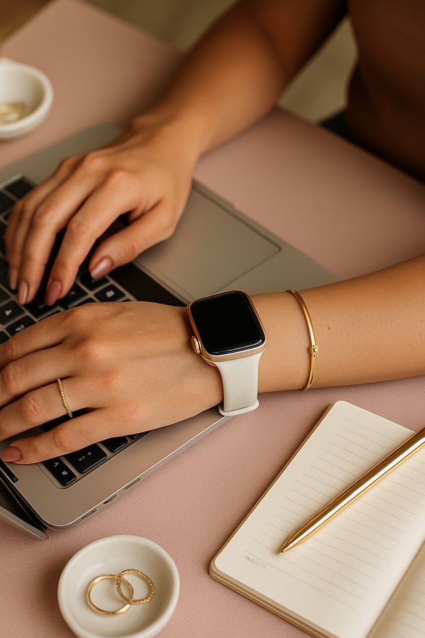 Slim Silicone Ivory Frost  - 38mm, 40mm, 41mm, 42mm, 44mm, 45mm, 46mm, 49mm