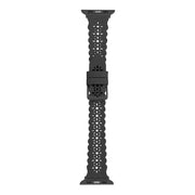 Black Lace Leather Strap / Black Buckle - 38mm, 40mm