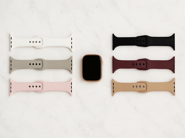 Slim Silicone Ivory Frost  - 38mm, 40mm, 41mm, 42mm, 44mm, 45mm, 46mm, 49mm