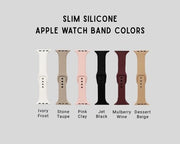 Slim Silicone Ivory Frost  - 38mm, 40mm, 41mm, 42mm, 44mm, 45mm, 46mm, 49mm