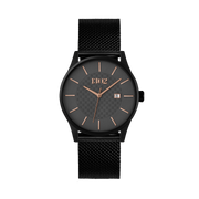 Black Case / Grey and Rose Gold Dial