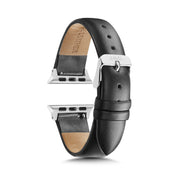 Black Strap / Silver Buckle - 38mm, 40mm