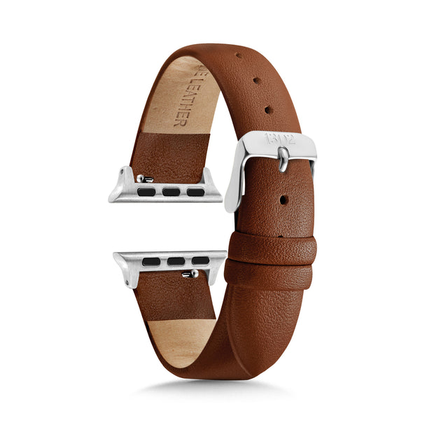 Brown Strap / Silver Buckle - 38mm, 40mm