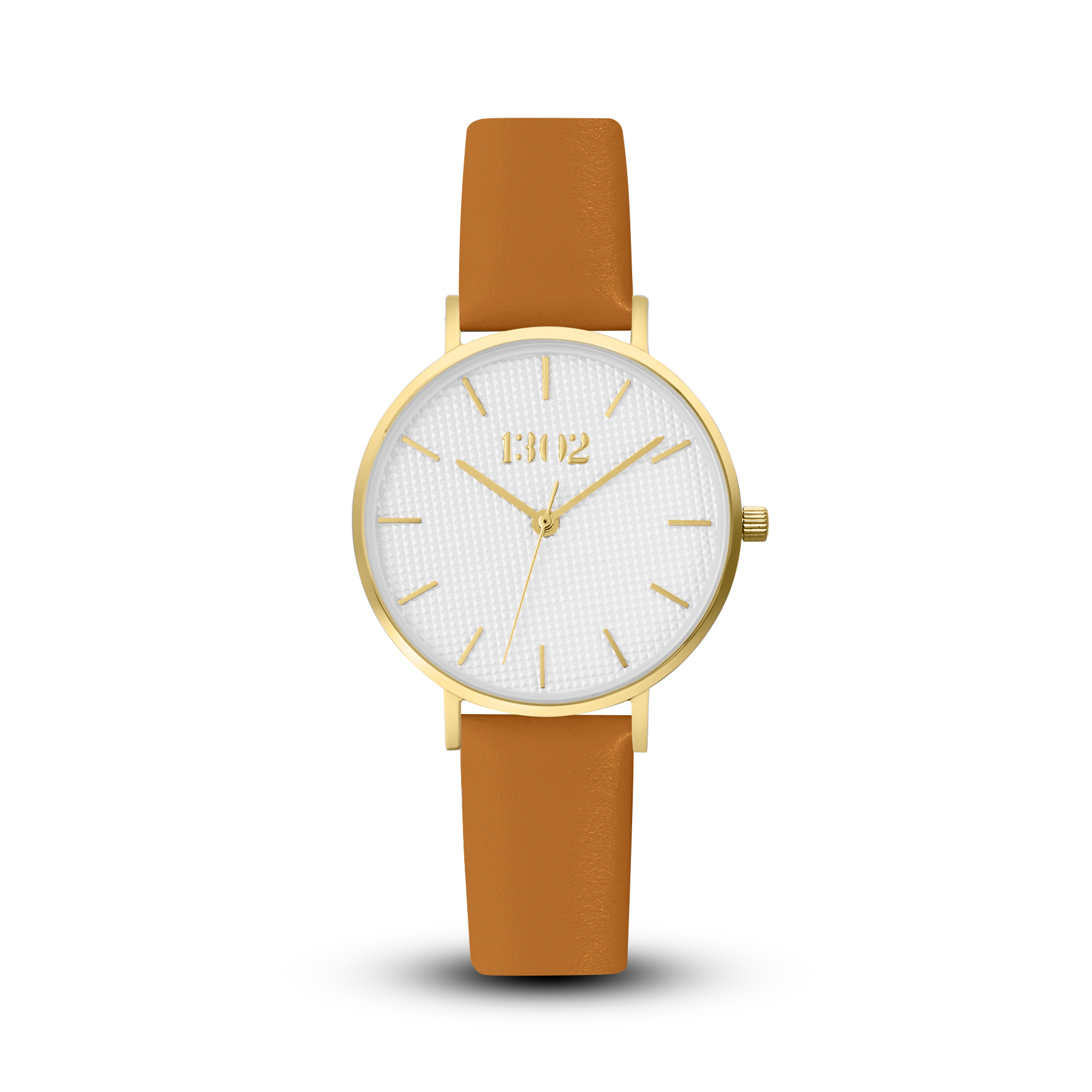 Gold Textured Watch 61108 - SOLD - Circa1970s International Watch Co Gold  main image 2
