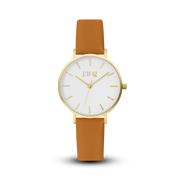 Gold Case / White Textured Dial