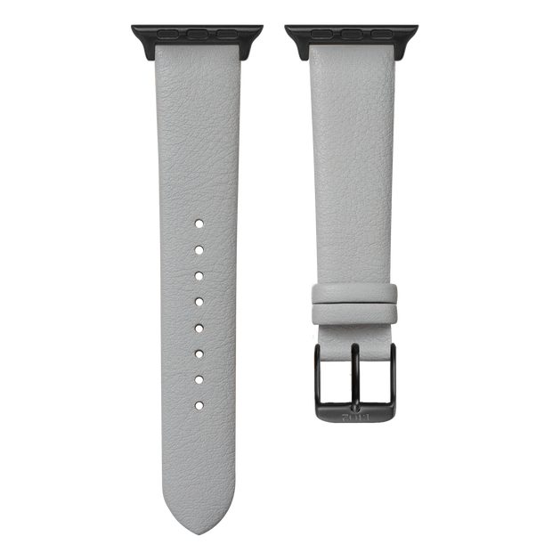 Textured Grey Strap / Space Grey Buckle - 38mm, 40mm