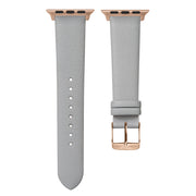 Textured Grey Strap / Rose Gold Buckle - 38mm, 40mm