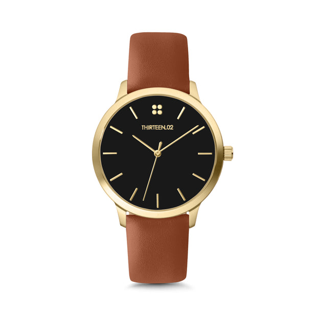 Gold Case / Black Dial