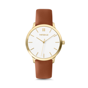 Gold Case / White Dial