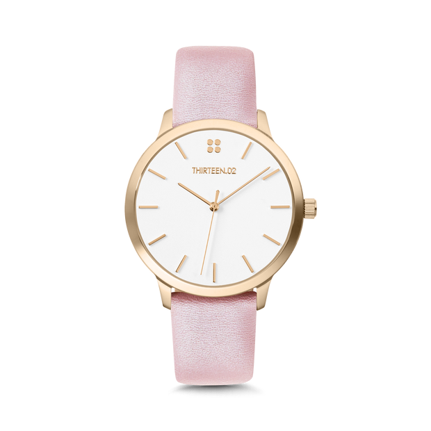 Rose Gold Case / White Dial