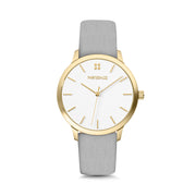 Gold Case / White Dial