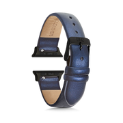 Dark Blue Shimmer Strap / Space Grey Buckle - 38mm, 40mm