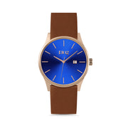 Rose Gold Case / Blue Dial