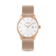 Rose Gold Case / White Dial