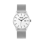 Silver Case / White Dial