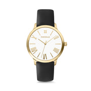 Gold Case / White Dial with Roman Numerals