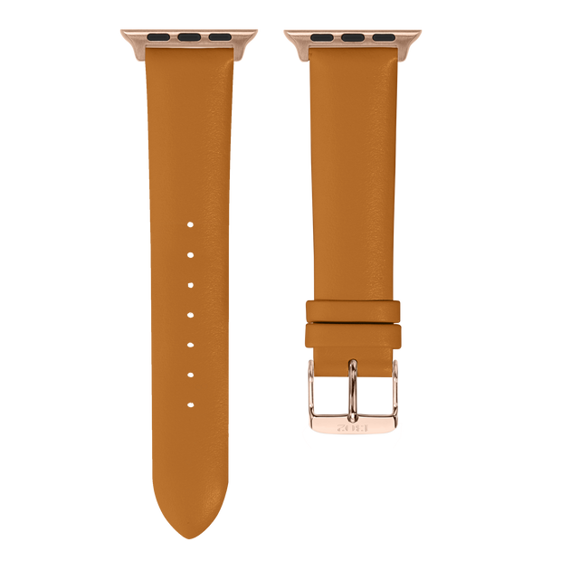 Tan Strap / Rose Gold Buckle - 38mm, 40mm