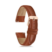Stitched Tan Brown - 18mm, 20mm