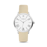 Silver Case / White Dial with Roman Numerals