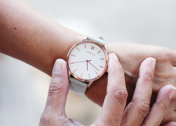 Rose Gold Case / White Dial