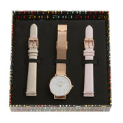 Gift Set: Women's 32mm Rose Gold Watch + 2 Extra Bands